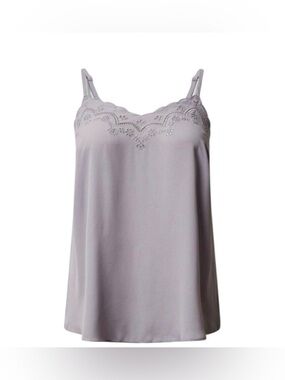 Torrid Gray Lilac Embroidered Sophie Georgette Cami Plus Size 2X NWT